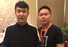 广州天顺与明星合影